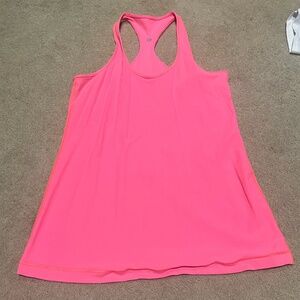 Lululemon razorback tank top,  size 12, hot pink